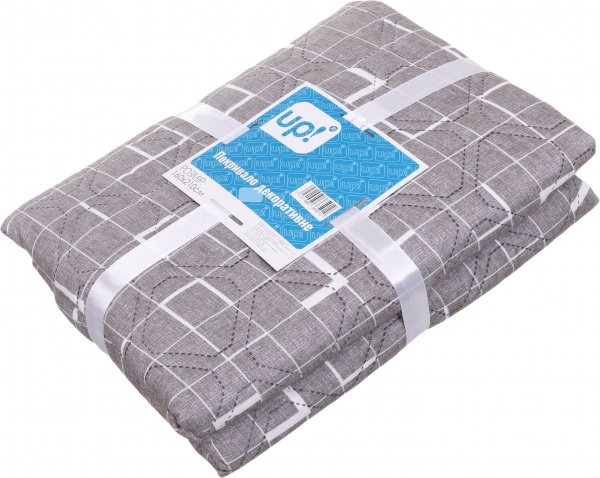 Покрывало Rome 160x210 см UP! (Underprice) серый с белым 