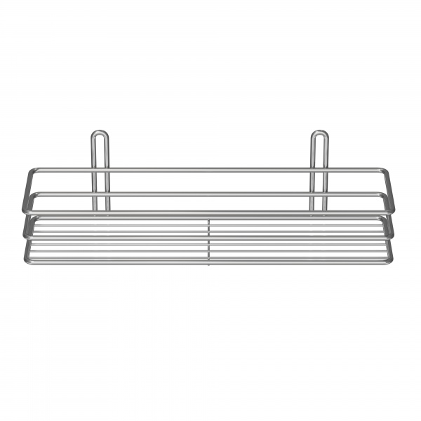 Полиця для ванної 1-ярусна 35 см хром 