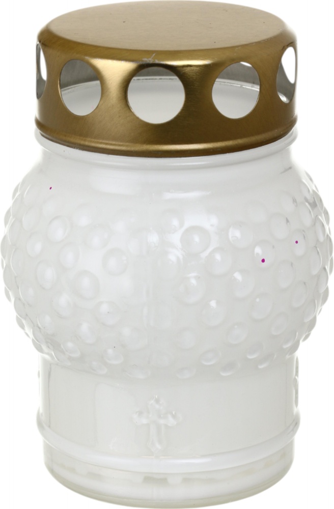 Лампада скляна кольорова в асортименті 10х8 см