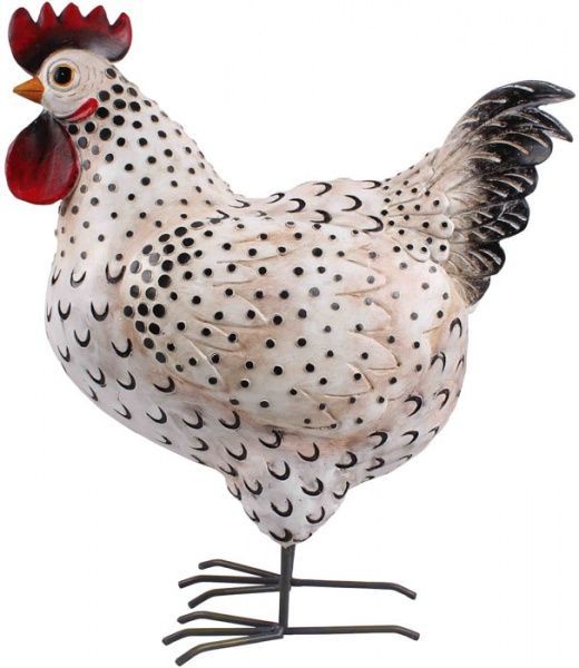 Фігура садова Engard AW-45 Курка Перлинка 33х17х38 см