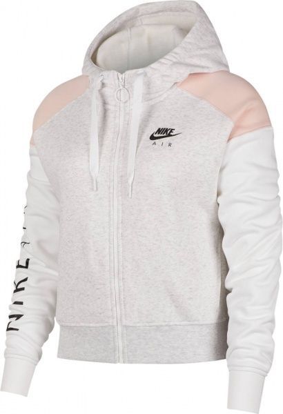 Джемпер Nike W NSW AIR HOODIE FZ BB BV4771-051 р. M серый