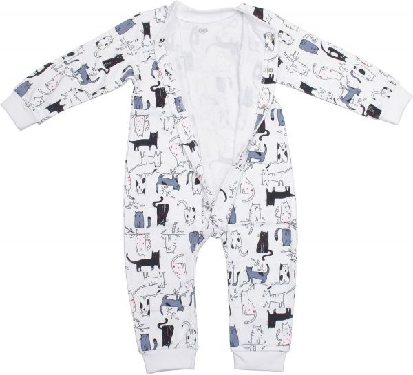 Боди детское Фламинго ясельный р.80 белый/в ассортименте 427-217 