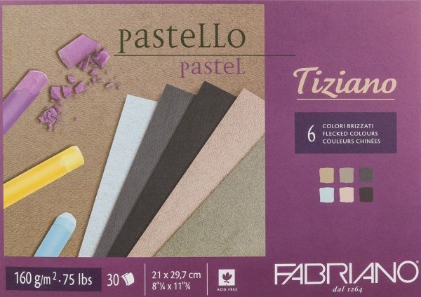 Склейка для пастели Tiziano A4 21x29,7 см 160 г/м² 30 листов Fabriano