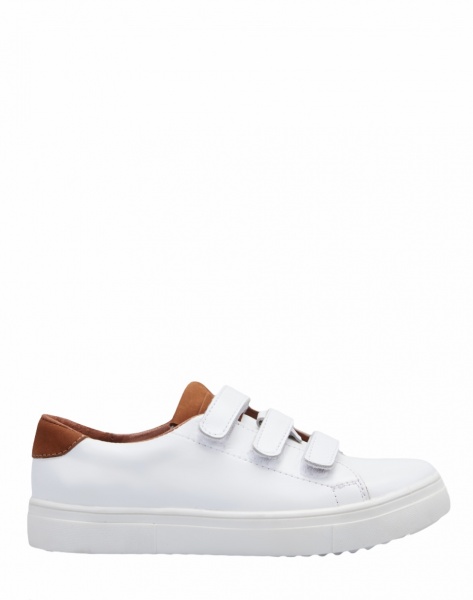 Кеди дитячі унісекс MiracleMe р.30 білий із коричневим 0121-101Х 