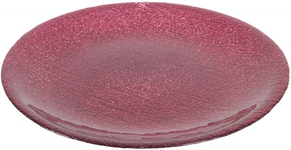 Блюдо Seta 33 см шовковично-бузкове Dekor Cam 