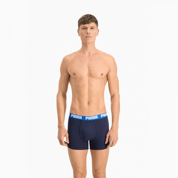 Трусы Puma Basic Boxer 2P 88886960 S синий 2 шт.
