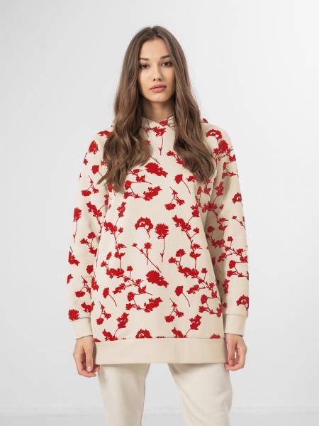 Толстовка Outhorn SWEATSHIRT F100 OTHAW22TSWSF100-90S р. XS разноцветный