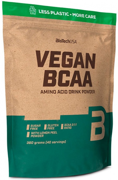 Амінокислоти BioTech Vegan BCAA 2:1:1 персиковий холодний чай 360 г 