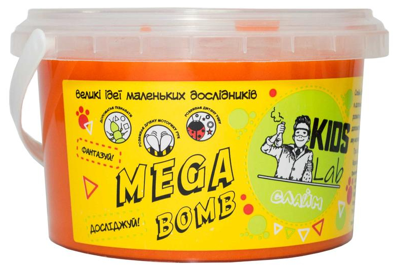 Слайм KIDS LAB №06 помаранчевий 500 г 0115