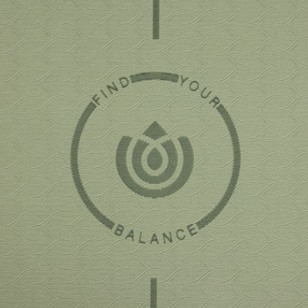 Килимок для йоги та фітнесу Energetics 420630-918751 PVC Free Yoga Mat 1.0 1720х610х6 мм зелений