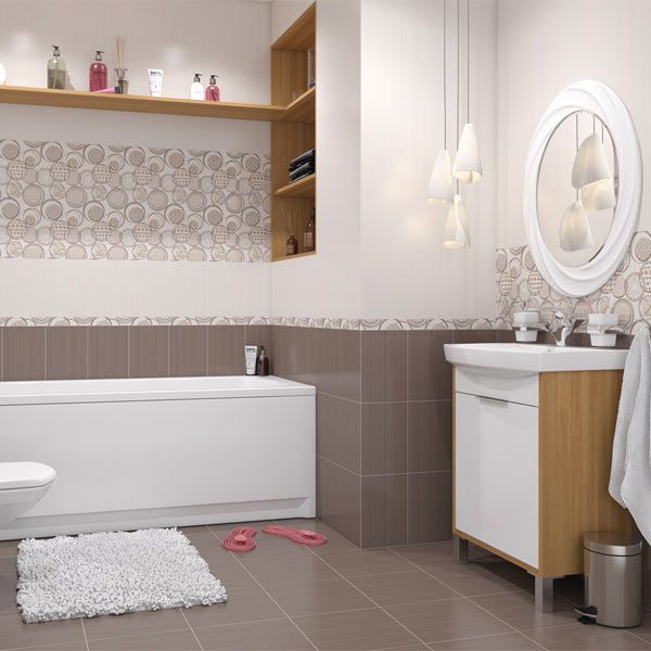 Плитка Cersanit Letizia 250x350 мм коричневий