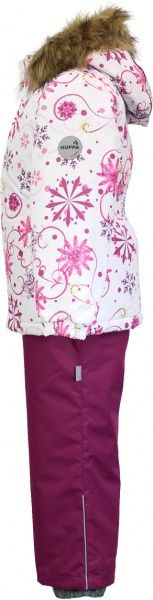 Комплект HUPPA WONDER р.116 білийбордовий 41950030-94220-116 