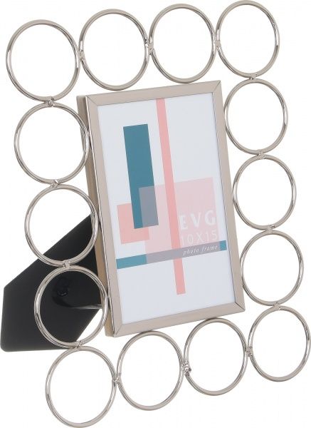 Рамка для фото EVG LBT44S 10x15 см серебристый 