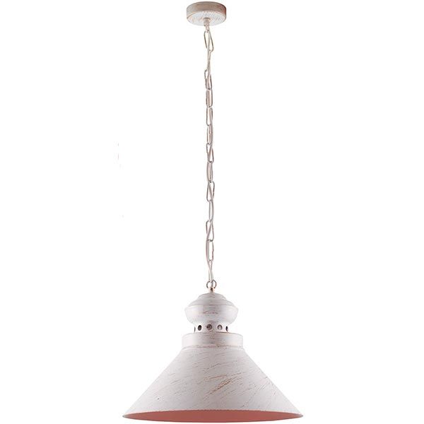 Підвіс Vesta Light 1x60 Вт E27 білий із золотистим LOFT 17131 