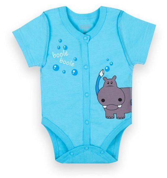 Боді для хлопчика GABBI ВD-21-2-1/1 р.62 бірюзовий 