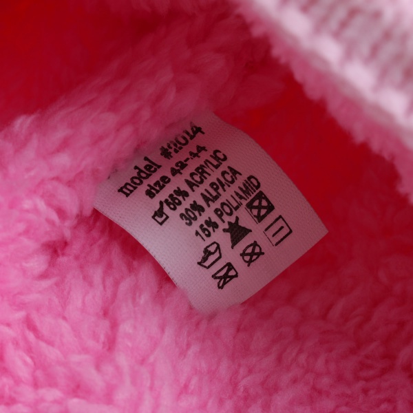 Шапочка дитяча для дівчинки Kraft+ р.42-44 світло-рожевий 2264 