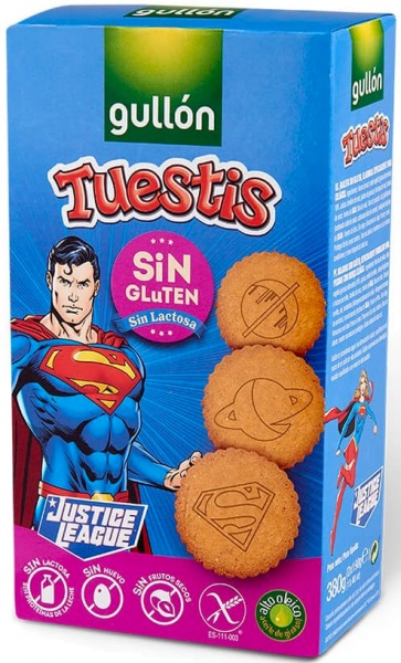 Печиво Gullon Печиво GULLON Tuestis Superman без глютену 380 г 