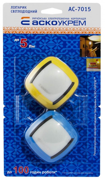 Фонарик АСКО-Укрем AC-7015 (2 шт./уп.) A0240010001