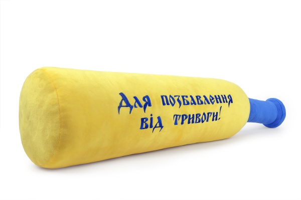 Подушка декоративная бита патриотическая FWPPATRIOBAT23YB0 100 см желто-голубой WP Merchandise 