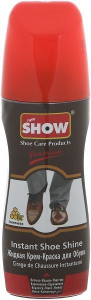 Крем для обуви SHOW 75 мл коричневый