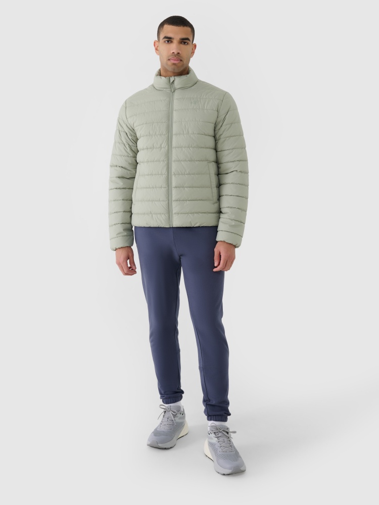 Куртка чоловіча демісезонна 4F DOWN JACKET M538 4FWSS25TDJAM538-44S р.S зелена