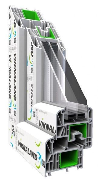 Окно глухое VIKNALAND В 70 800x1000 мм 