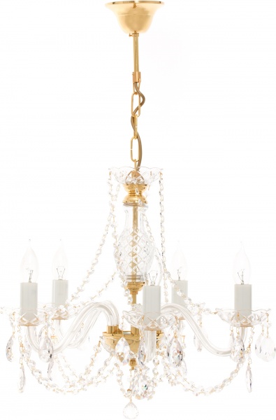 Люстра підвісна ArtGlass СЕ (1-05) 5xE14 прозорий E0025/05/20 