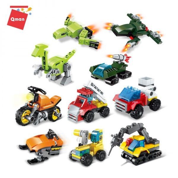 Конструктор Qman 2102 транспорт в ассортименте ODT100432