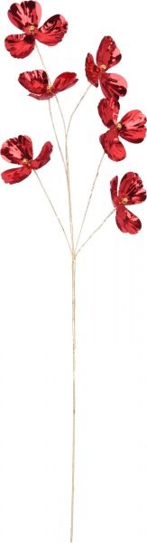 Гілочка декоративна червона 10х18х69 см 
