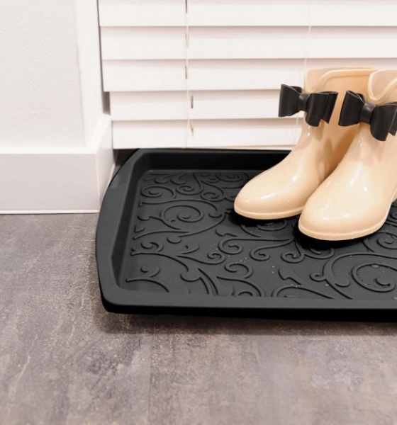 Підставка під взуття Multy Home Europe Sp. z o.o. Signet Oxford boot tray 38х73 см чорна