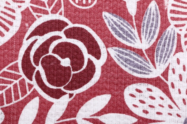 Набор полотенец кухонных вафельных Клеточка+цветы 2 шт. 169662 45x60 см в ассортименте Homeline 