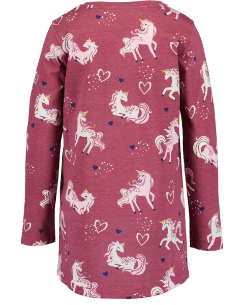 Ночная рубашка для девочек Blue Seven р.98 марсала 777522 X5365 