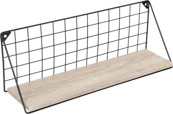 Набор полок Йорк 25х12х16 см 35х12х16 см 45х12х16 см бежевый с черным 