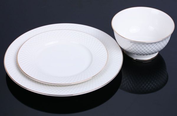 Сервиз столовый Eclat Gold на 6 персон 18 предметов Fiora