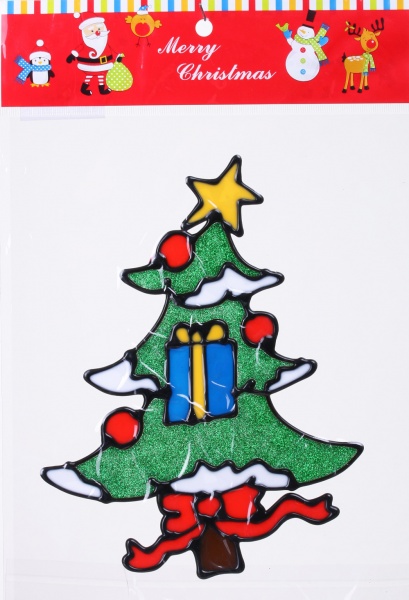 Наклейка декоративная cиликоновая 2 микс (6 дизайнов) в ассортименте 13x18 см