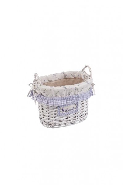 Кошик для білизни Natural House з ручками Лаванда EW-24 S білий 