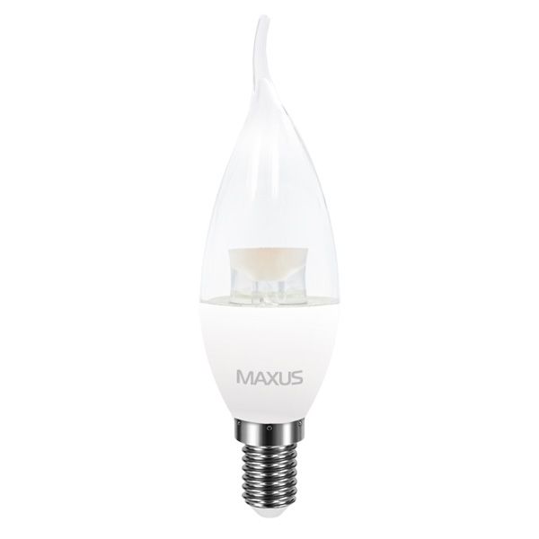 Лампа LED Maxus Sakura C37 CL-T 5 Вт 4100K E14 холодне світло