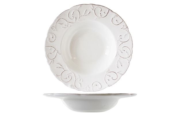Тарелка для супа FESTON VINE CREAM 24 см Cosy&Trendy