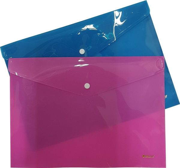 Папка-конверт на кнопке 33x23 см в ассортименте Navigator
