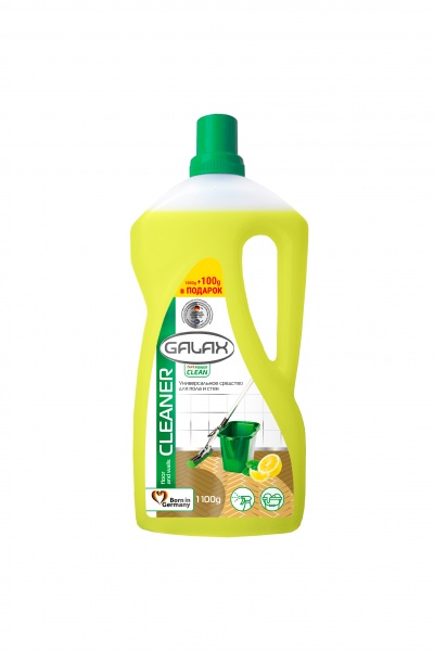 Миючий засіб Galax для підлоги і стін das PowerClean Лимон 1 л
