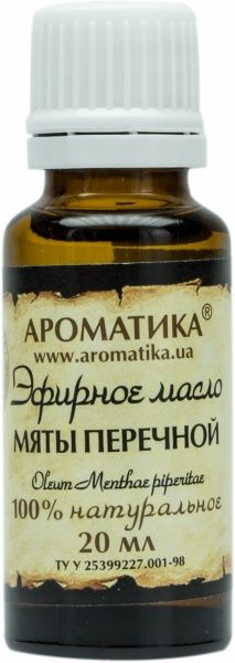 Эфирное масло Ароматика М’яти перцевої 20 мл 