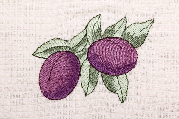 Набір рушників кухонних вафельних Слива 2 шт. 167167 45x60 см в асортименті Homeline 