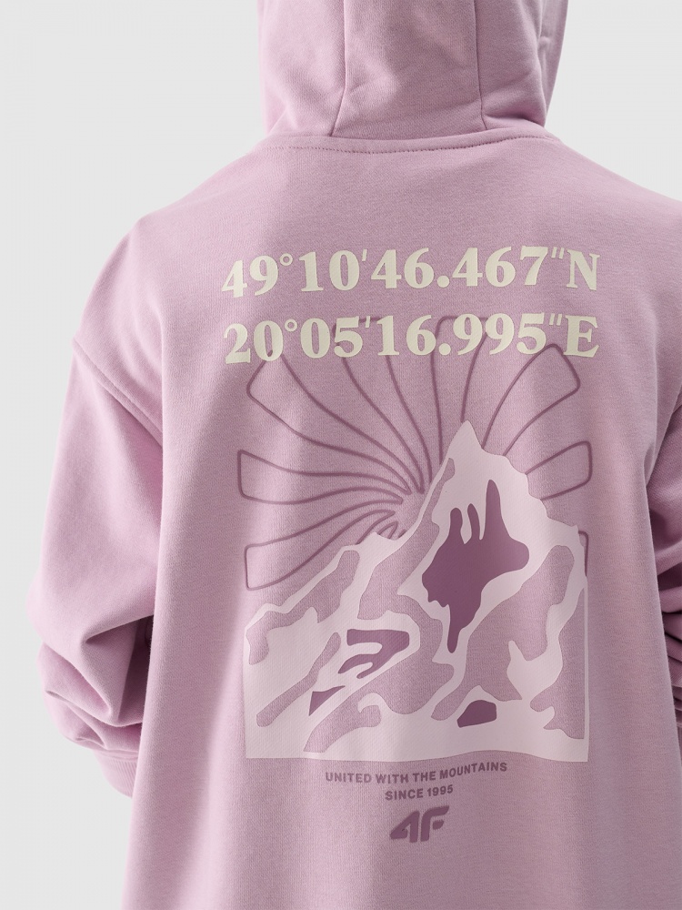 Джемпер 4F SWEATSHIRT F1482 4FJWSS25TSWSF1482-52S р.140 рожевий