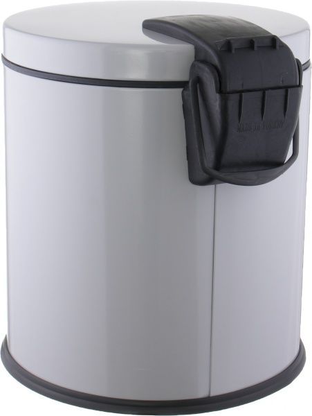 Відро для сміття EforMetal з педаллю 20 л світло-сірий 817 colored