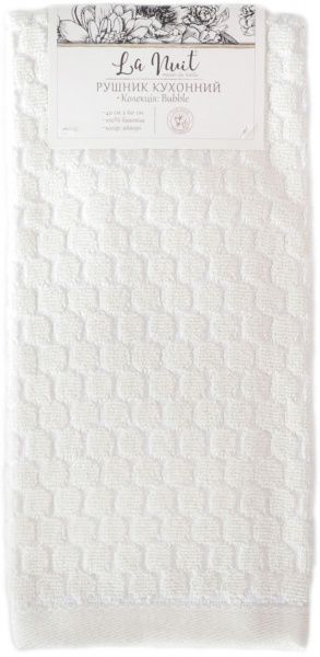 Полотенце кухонное Bubble 40x60 см айвори La Nuit 