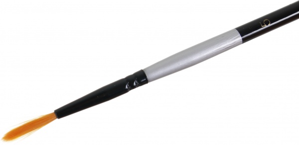 Набор кистей круглые и плоские 10 шт 