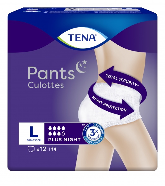 Подгузники-трусики Tena Pants Plus Night р. L 12 шт.