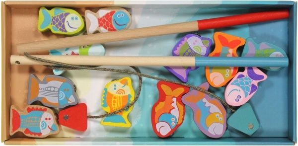 Игрушка деревянная Левеня Cubika Рыбалка 13739