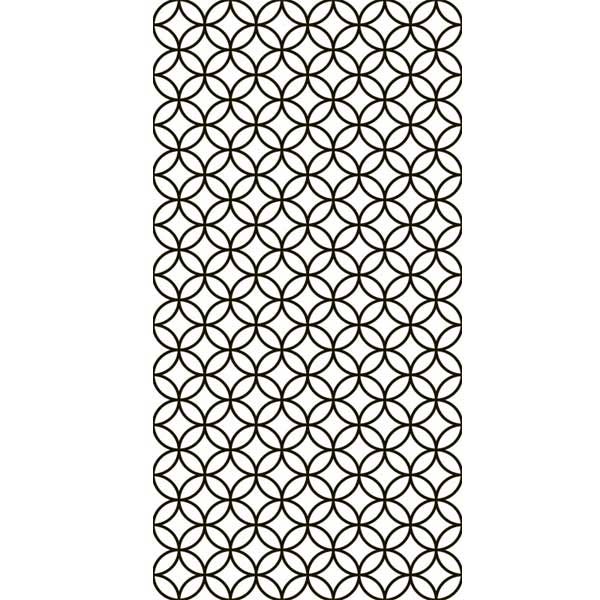 Декор Golden Tile Fabula 28S311 чорно-білий №1 300x600 мм