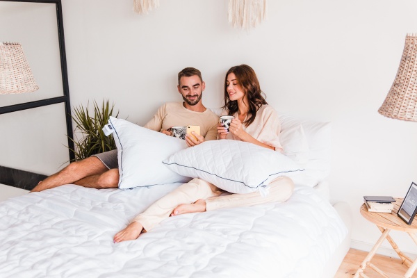 Подушка антиаллергенная 1164 Royal Pearl EcoSilk мягкая 50x70 см (2200001515505) MirSon